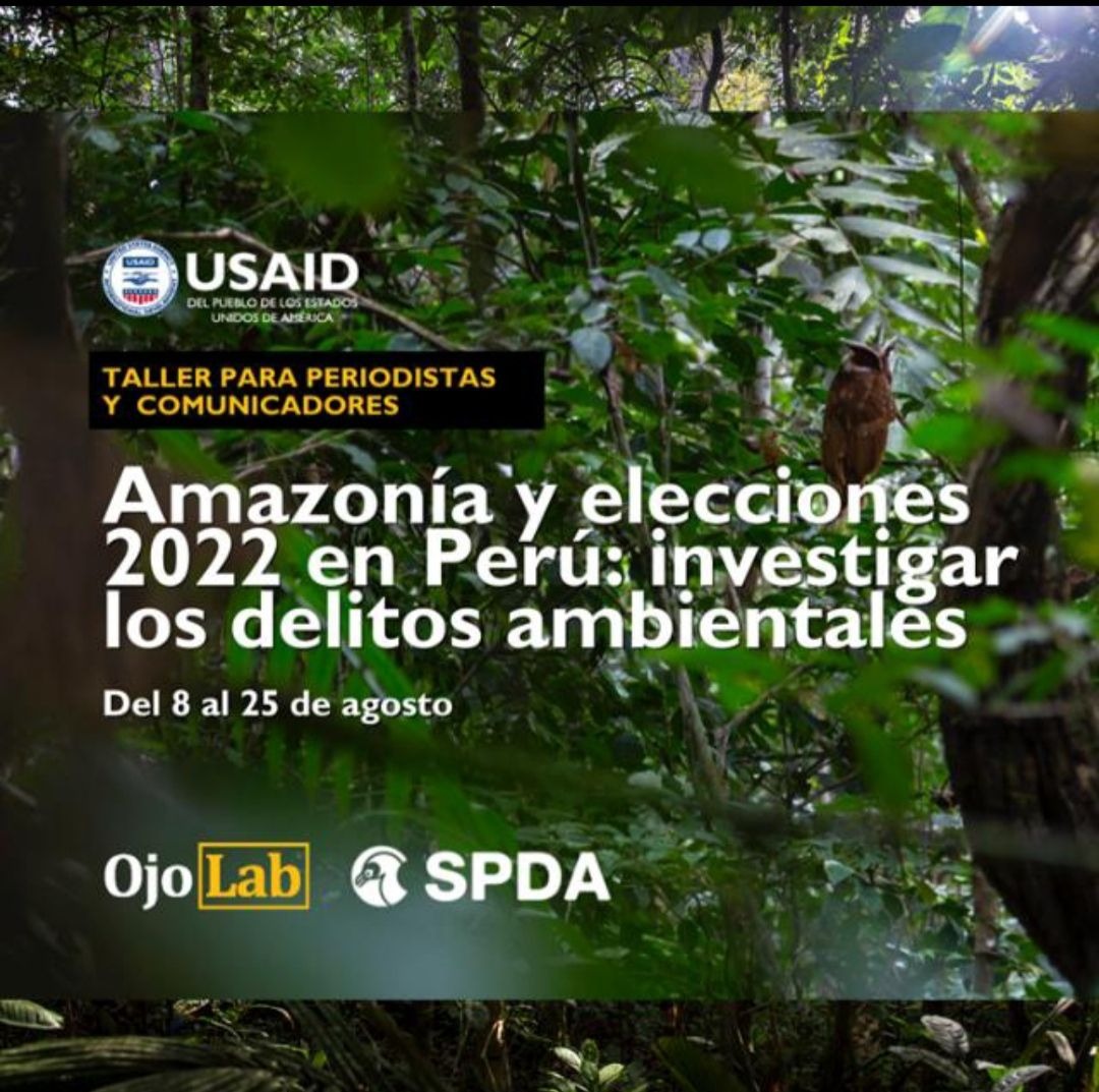 Astry Chavez participando en el taller de delitos ambientales organizado por USAID Perú y SPDA, enfocada en herramientas de conservación amazónica.
